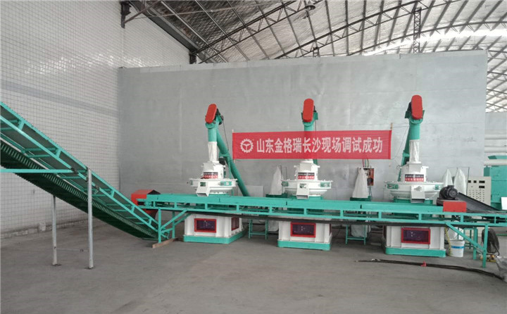 秸稈飼料顆粒機生產線長沙客戶使用現場 秸稈飼料顆粒機生產線長沙客戶使用現場