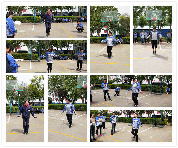 伴隨跳繩擦過地面的清脆聲,盡情展現著運動員們的輕盈風姿 伴隨跳繩擦過地面的清脆聲,盡情展現著運動員們的輕盈風姿