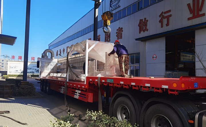 年產(chǎn)1萬噸的秸稈顆粒機(jī)發(fā)往貴州遵義