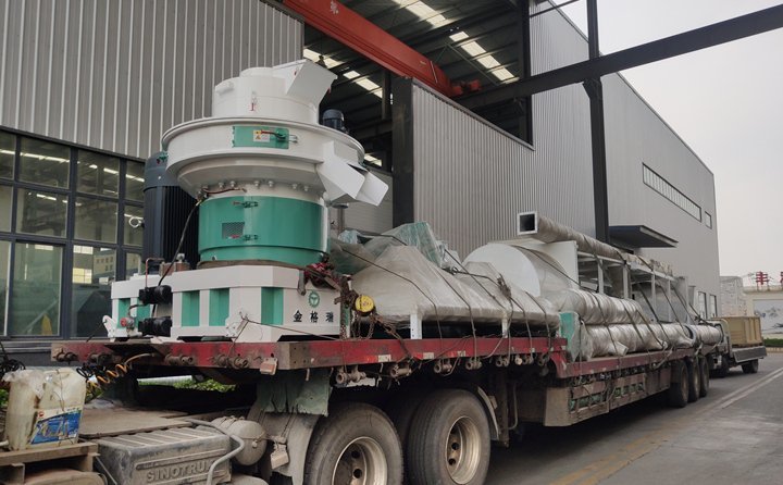 秸稈顆粒機生產(chǎn)線發(fā)往河北 秸稈顆粒機生產(chǎn)線發(fā)往河北