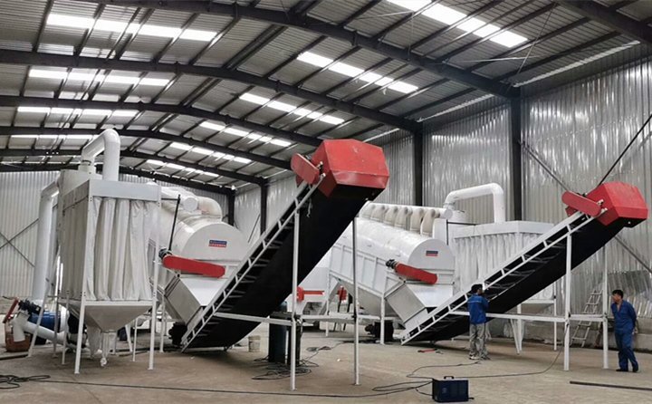 玉米秸稈顆粒機(jī)生產(chǎn)線