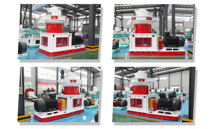 玉米秸稈顆粒機實景展示